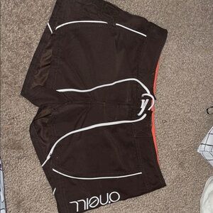 O'Neill woman’s Brown and Red Board Shorts